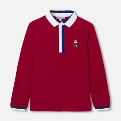 Boy long-sleeved polo