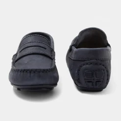 Boy nubuck moccasins