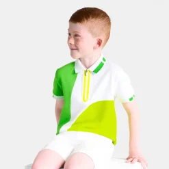 Boy polo in cotton piqué