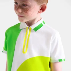 Boy polo in cotton piqué