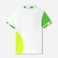 Boy polo in cotton piqué