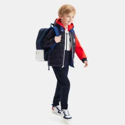 Boy reversible puffer jacket