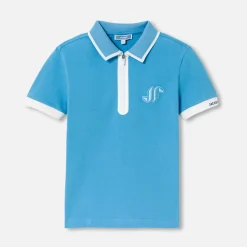 Boy short-sleeved polo