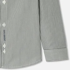 Boy striped shirt in poplin