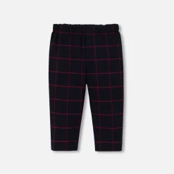 Checked baby boy pants