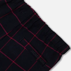 Checked baby boy pants