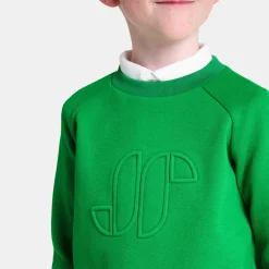 Child cotton piqué sweatshirt
