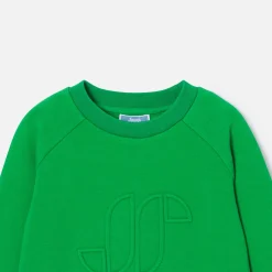 Child cotton piqué sweatshirt
