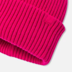 Girl beanie with microfleece lining