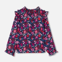 Girl blouse in Liberty fabric