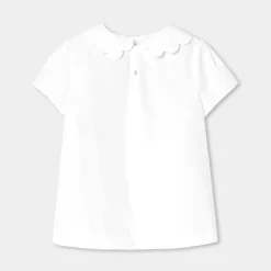 Girl blouse in poplin