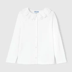 Girl blouse in poplin