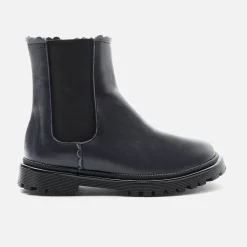 Girl Chelsea boots in smooth leather