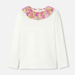 Girl collared T-shirt