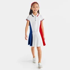 Girl color block dress