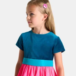 Girl color block dress