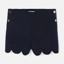 Girl cotton piqué shorts