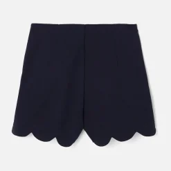 Girl cotton piqué shorts