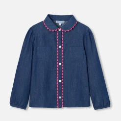 Girl denim blouse