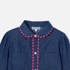 Girl denim blouse