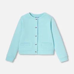 Girl fleece cardigan