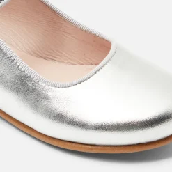 Girl glazed leather Mary Janes