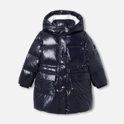 Girl long padded jacket
