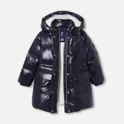 Girl long padded jacket