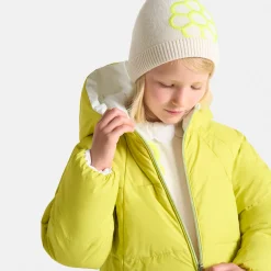 Girl long padded jacket