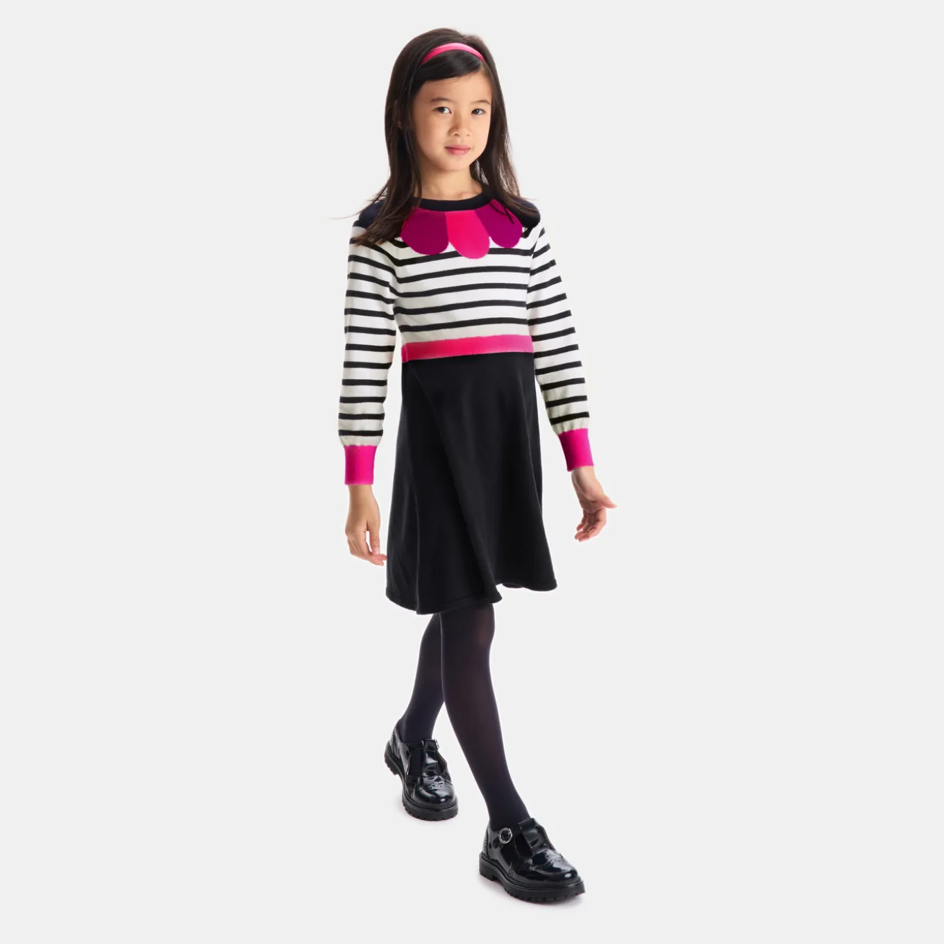 Girl long-sleeved dress