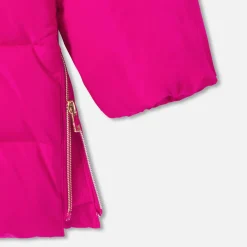 Girl mid-length padded jacket