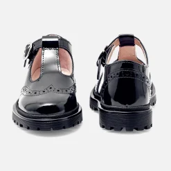 Girl patent leather t-strap shoes