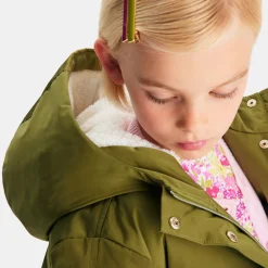 Girl sherpa-lined parka