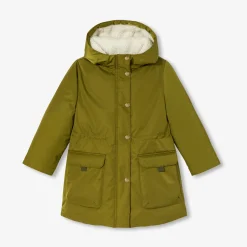 Girl sherpa-lined parka