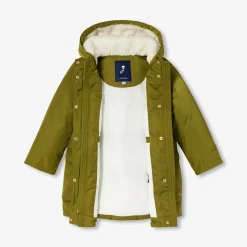 Girl sherpa-lined parka