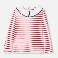 Girl striped T-shirt