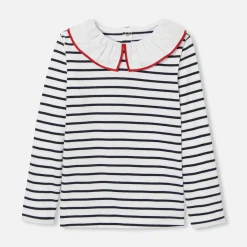 Girl striped T-shirt