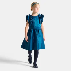 Girl taffeta dress