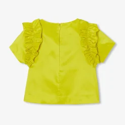 Girl taffeta top