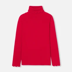 Girl turtleneck sweater