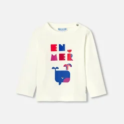 Long-sleeved baby boy T-shirt