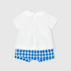 My First Jacadi gingham set