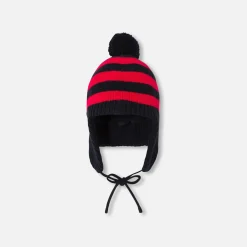 Striped baby hat
