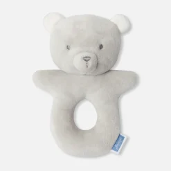 Velvet teddy bear rattle